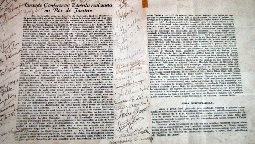 Pacto Áureo 68 anos de avanços na unificação do Movimento Espírita3