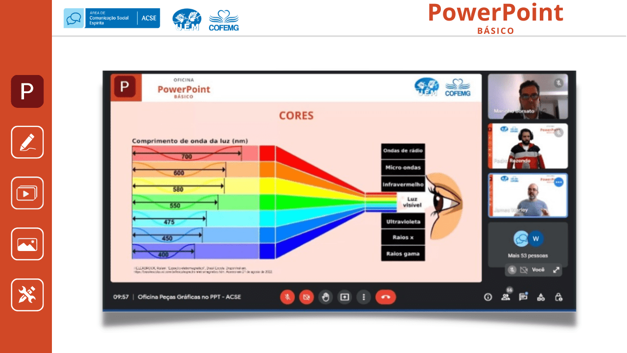 Realizada Oficina de Peças Gráficas no PowerPoint1