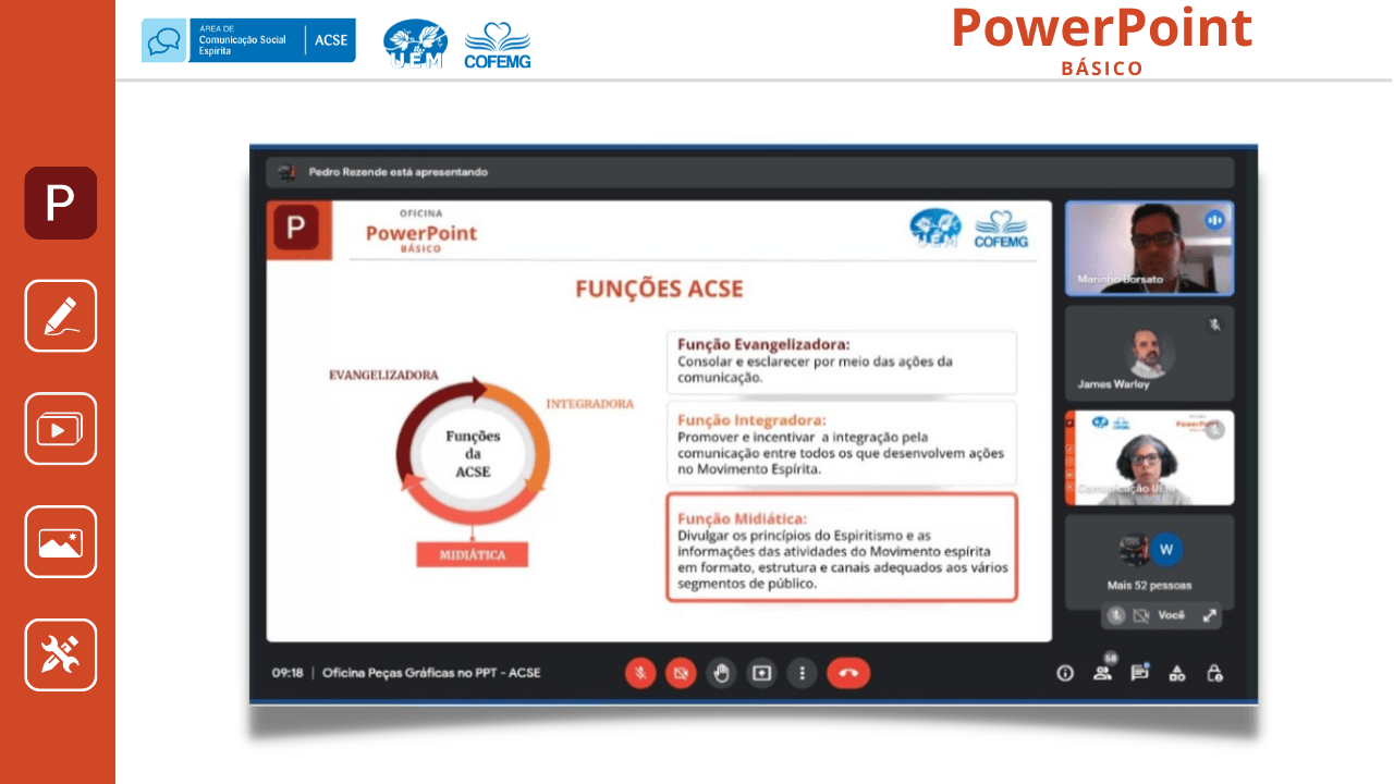 Realizada Oficina de Peças Gráficas no PowerPoint4